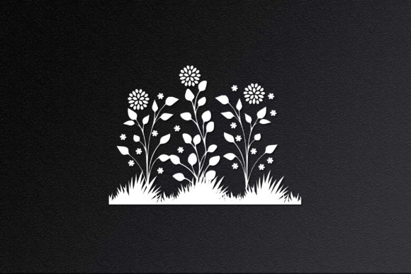 Cute Floral Garden Small Tree SVG