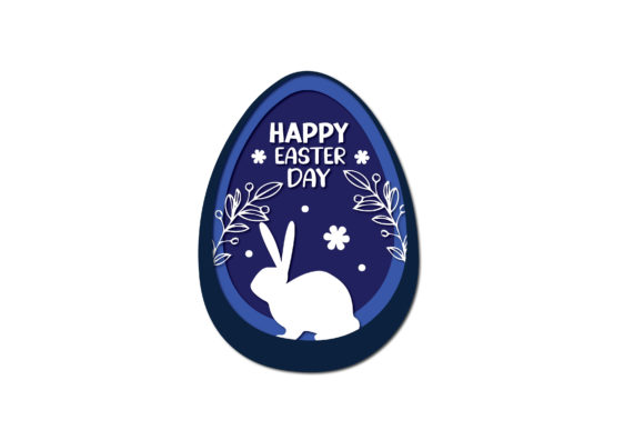 Floral Easter Eggs SVG