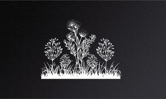 Floral Flower Wall Art SVG