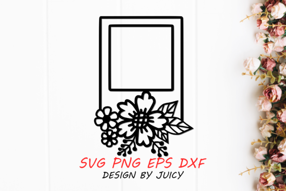 Flower Instant Photo Frame