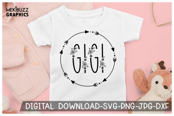 Gigi Floral Mothers Day Cricut SVG